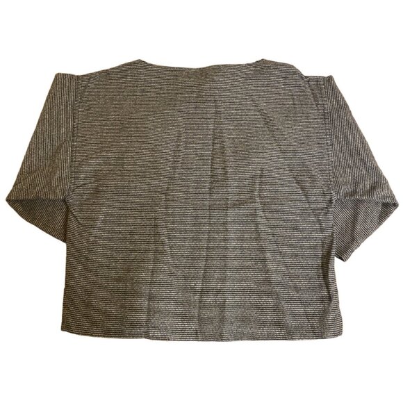 Karen Kane Womens 3-Piece Plaid & Stripe Reversible Top Coat And Skirt Outfit Si - Picture 5 of 6